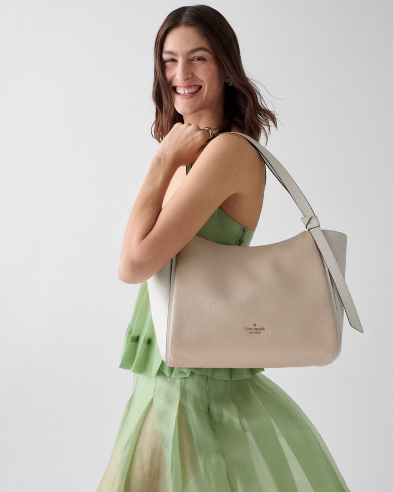 KateSpade Knott Tote Bag Light Cream Multi