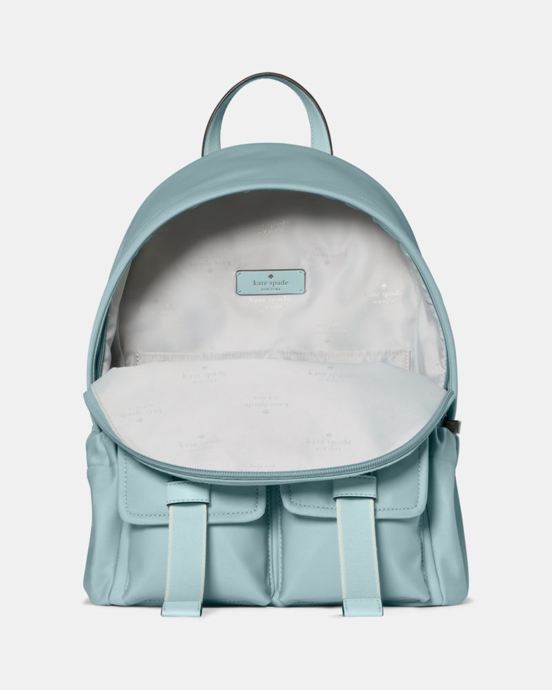 KateSpade Carter Nylon Cargo Backpack Aventurine Multi