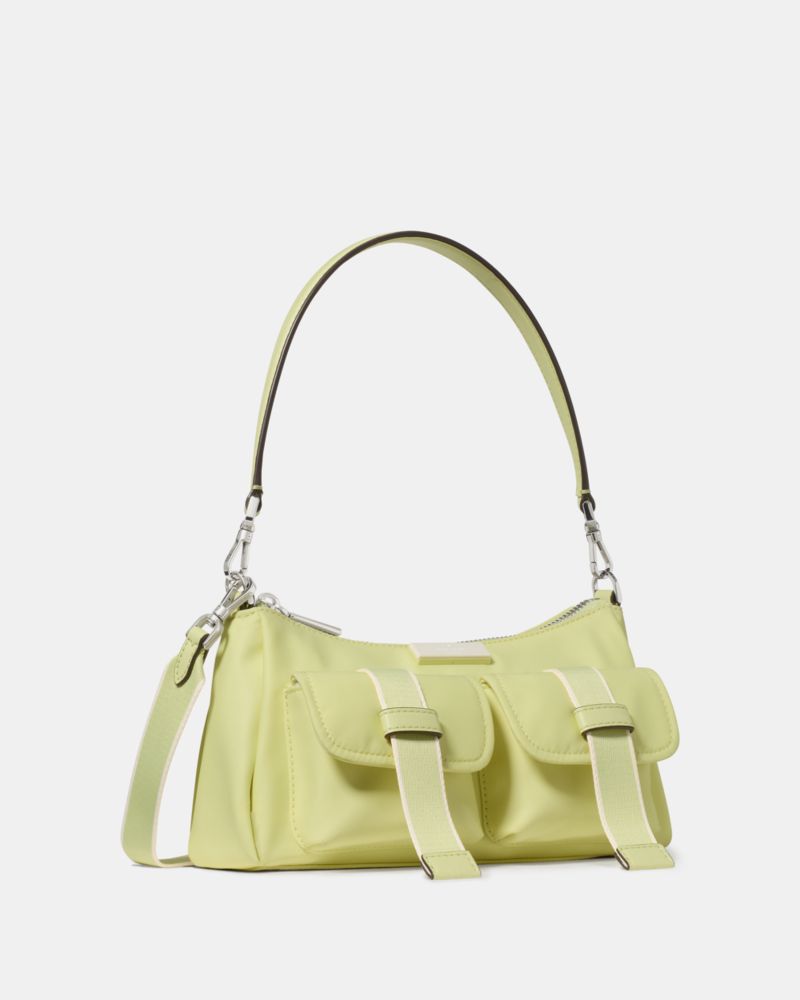 KateSpade Carter Nylon Cargo Crossbody Bag Tennis Ball Multi