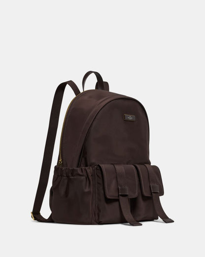 KateSpade Carter Nylon Cargo Large Backpack Hot Fudge