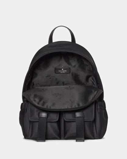 KateSpade Carter Nylon Cargo Backpack Black
