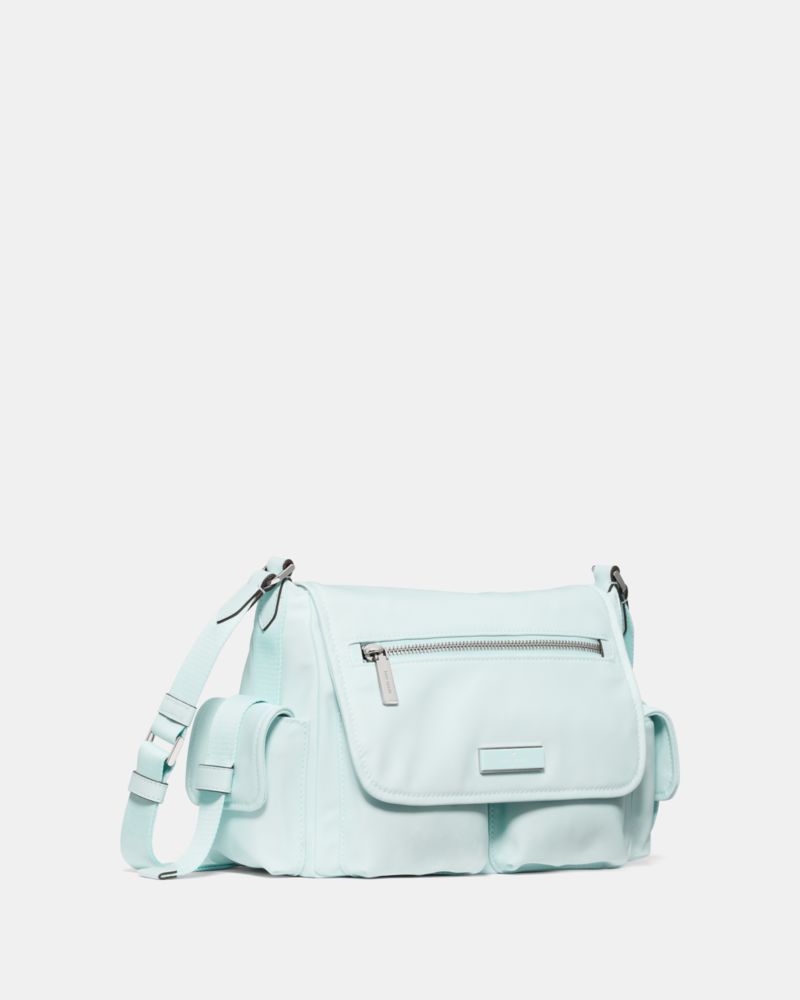 KateSpade Carter Nylon Messenger Cargo Crossbody Bag Crisp Sky