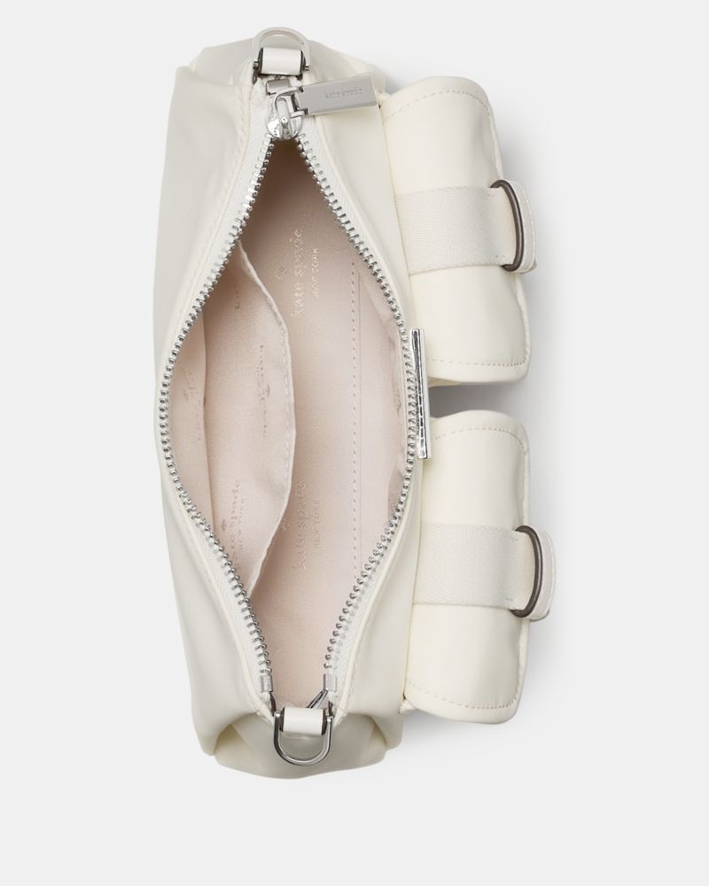 KateSpade Carter Nylon Cargo Crossbody Bag Meringue