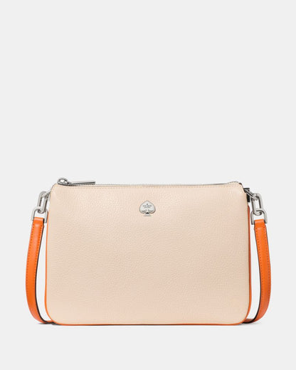 KateSpade Kayla Triple Crossbody Bag Milk Glass Multi