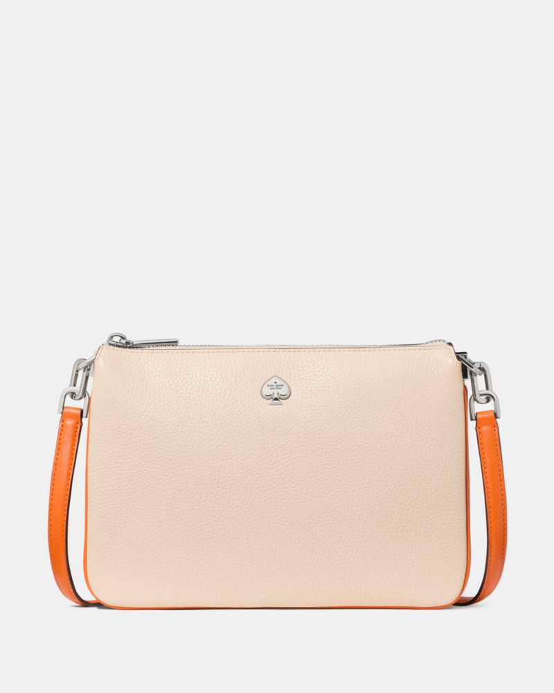 KateSpade Kayla Triple Crossbody Bag Milk Glass Multi