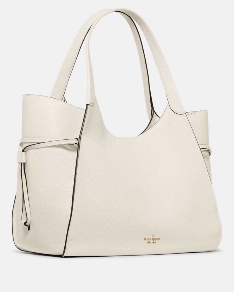 KateSpade Stash Large Carryall Bag Light Cream