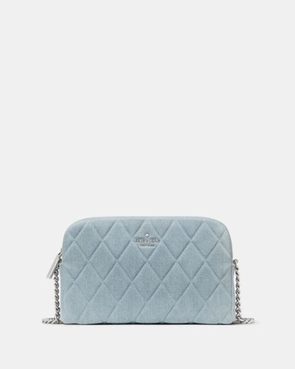KateSpade Carey Denim Mini Camera Bag Blue Multicolor
