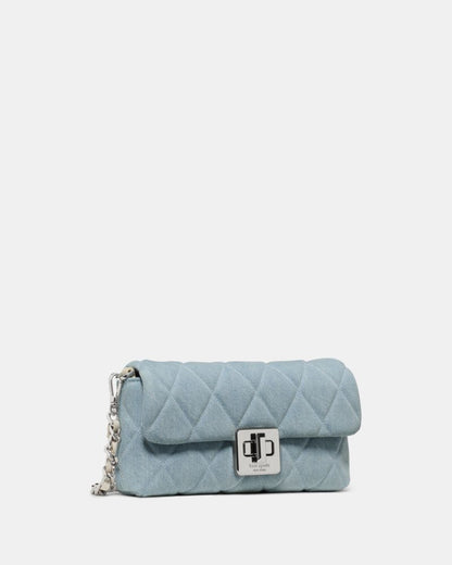 KateSpade Carey Denim Wallet On Chain Blue Multicolor