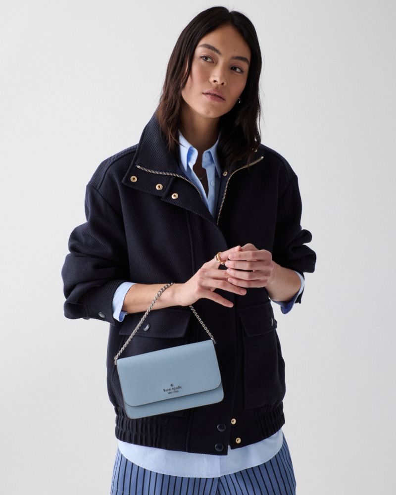 KateSpade Madison Willow Mini Crossbody Bag Muted Blue