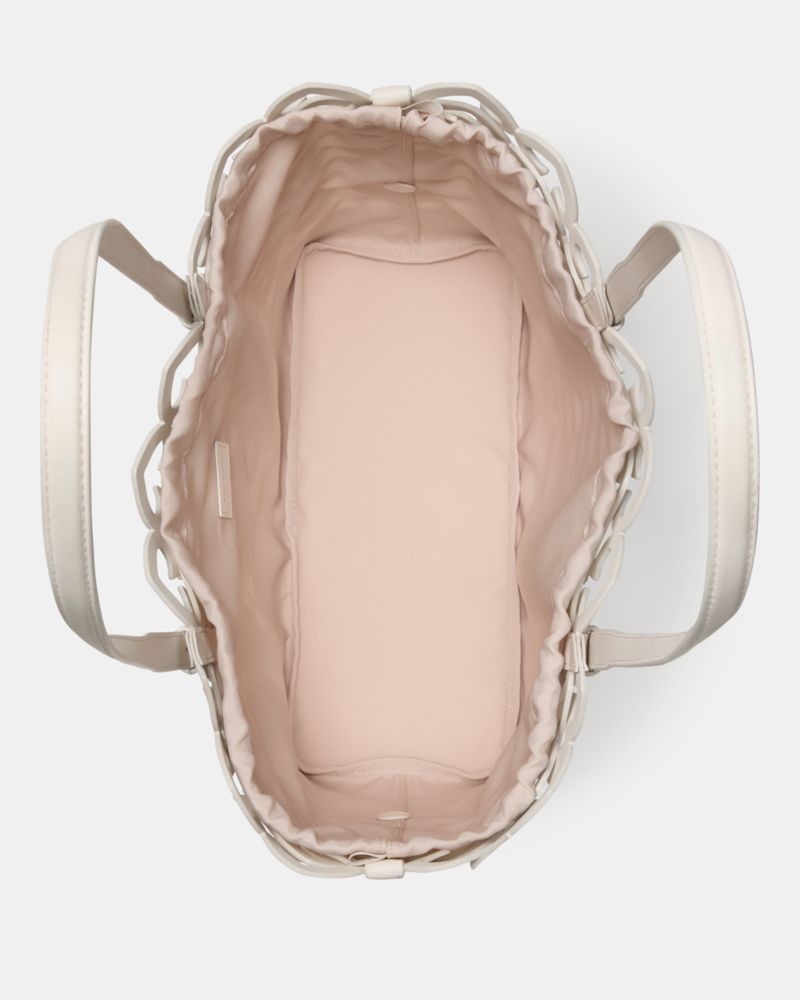 KateSpade Do It All Woven Tote Bag Cream