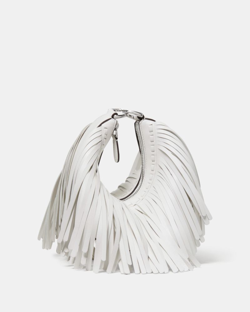KateSpade Duo Fringe Crossbody Bag True White