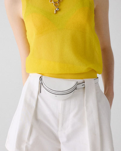 KateSpade Duo Fringe Crossbody Bag True White