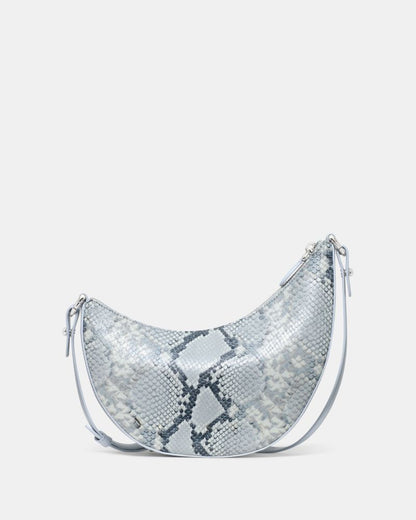KateSpade Duo Snake Embossed Crossbody Bag Pale Sapphirine