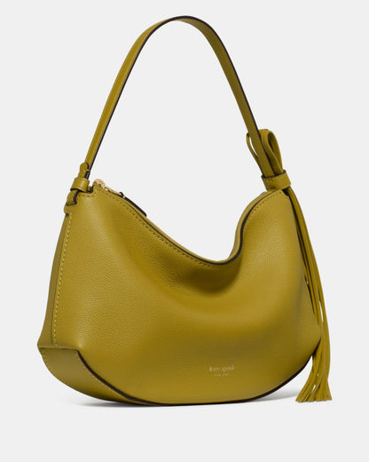 KateSpade Loop Fringe Strap Shoulder Bag Laurel Leaf