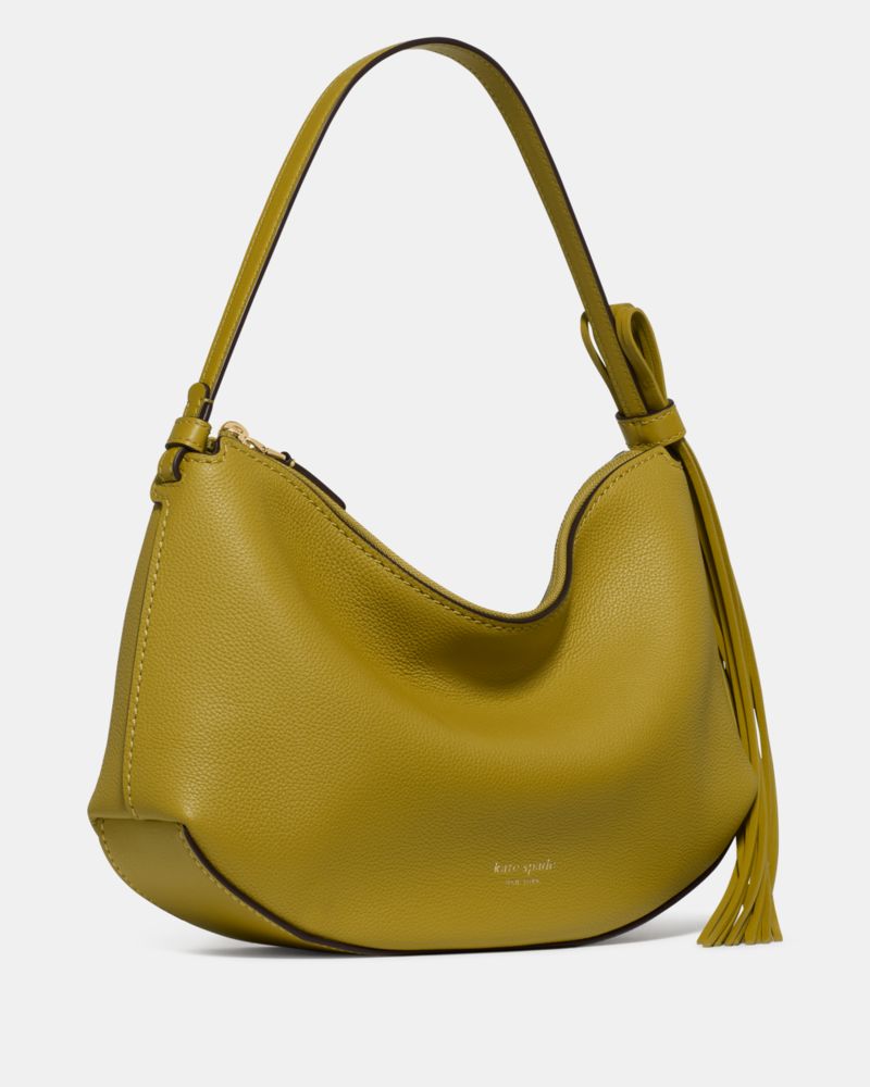 KateSpade Loop Fringe Strap Shoulder Bag Laurel Leaf