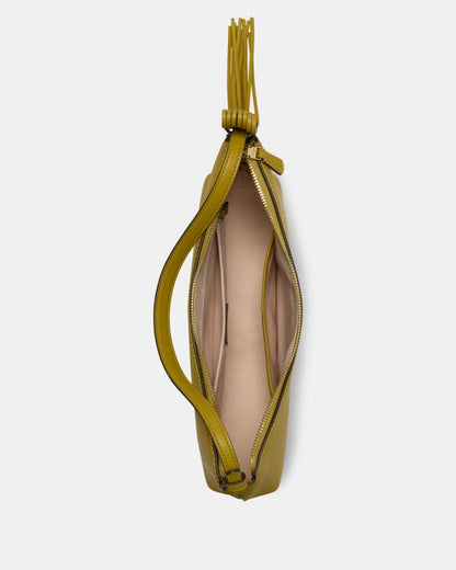 KateSpade Loop Fringe Strap Shoulder Bag Laurel Leaf