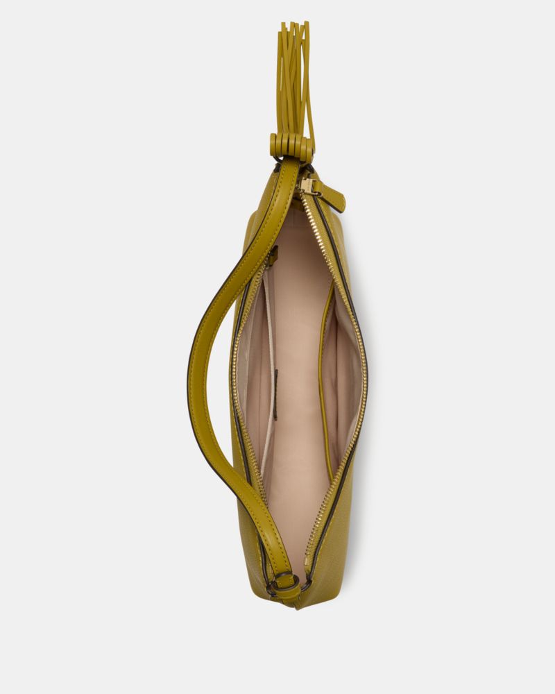 KateSpade Loop Fringe Strap Shoulder Bag Laurel Leaf