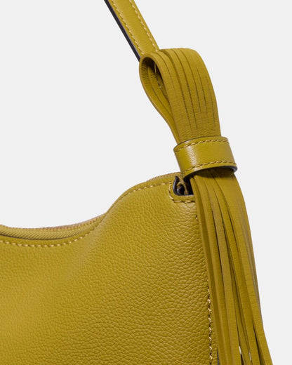 KateSpade Loop Fringe Strap Shoulder Bag Laurel Leaf