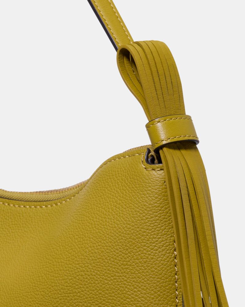 KateSpade Loop Fringe Strap Shoulder Bag Laurel Leaf