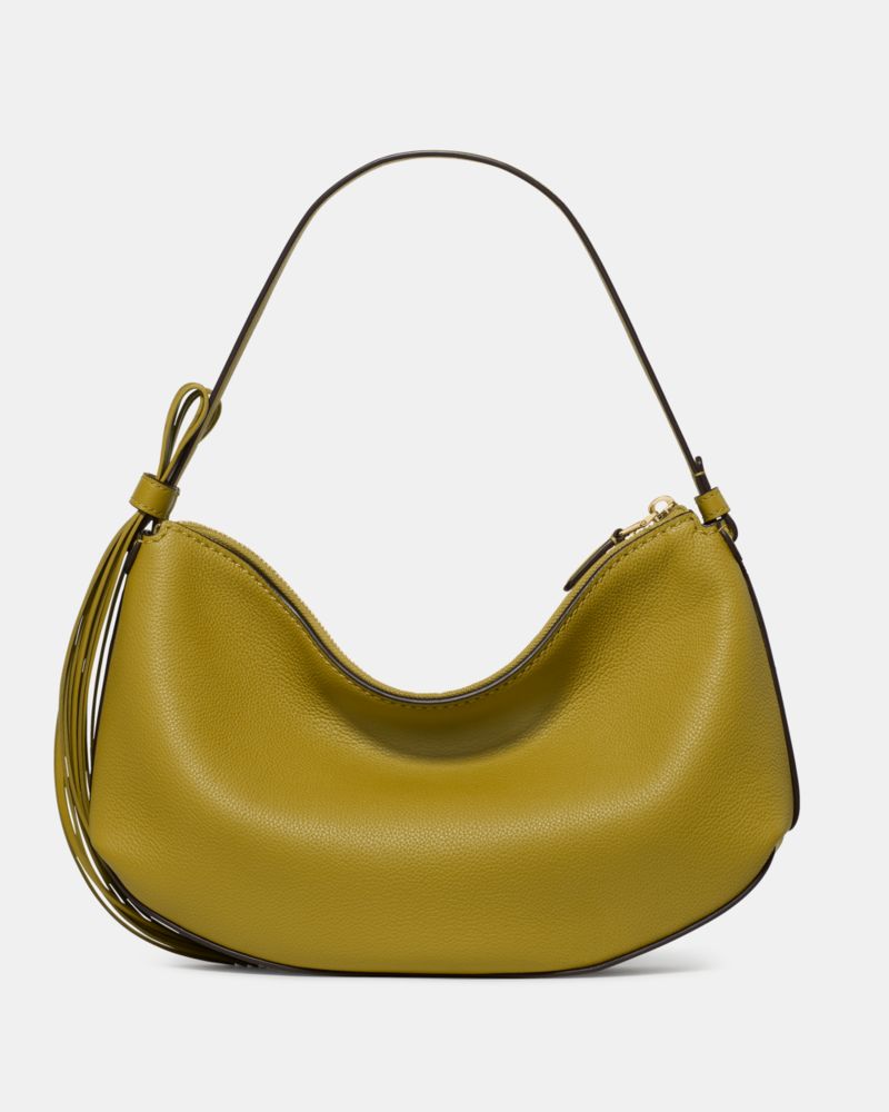 KateSpade Loop Fringe Strap Shoulder Bag Laurel Leaf