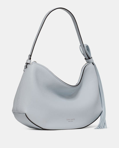 KateSpade Loop Fringe Strap Shoulder Bag Pale Sapphirine