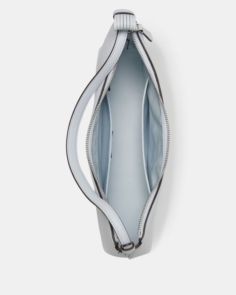 KateSpade Loop Fringe Strap Shoulder Bag Pale Sapphirine