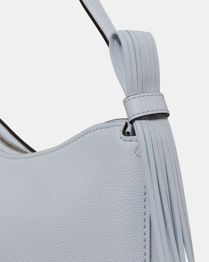 KateSpade Loop Fringe Strap Shoulder Bag Pale Sapphirine