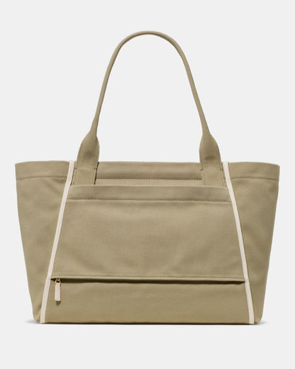 KateSpade Dash Large Canvas Tote Bag Dried Bay Leaf