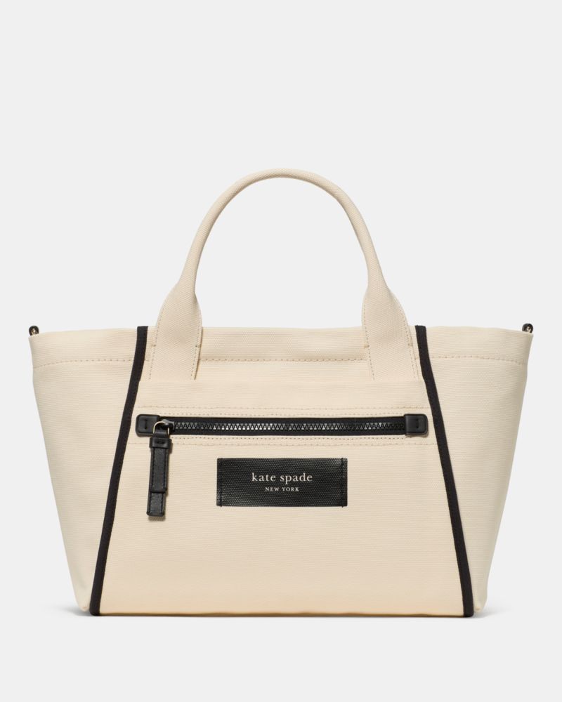 KateSpade Dash Canvas Tote Bag Natural