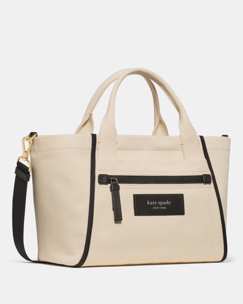 KateSpade Dash Canvas Tote Bag Natural