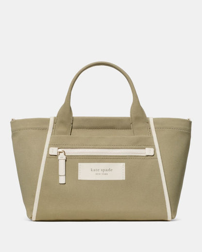 KateSpade Dash Canvas Tote Bag Dried Bay Leaf