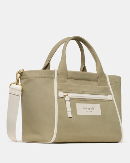 KateSpade Dash Canvas Tote Bag Dried Bay Leaf