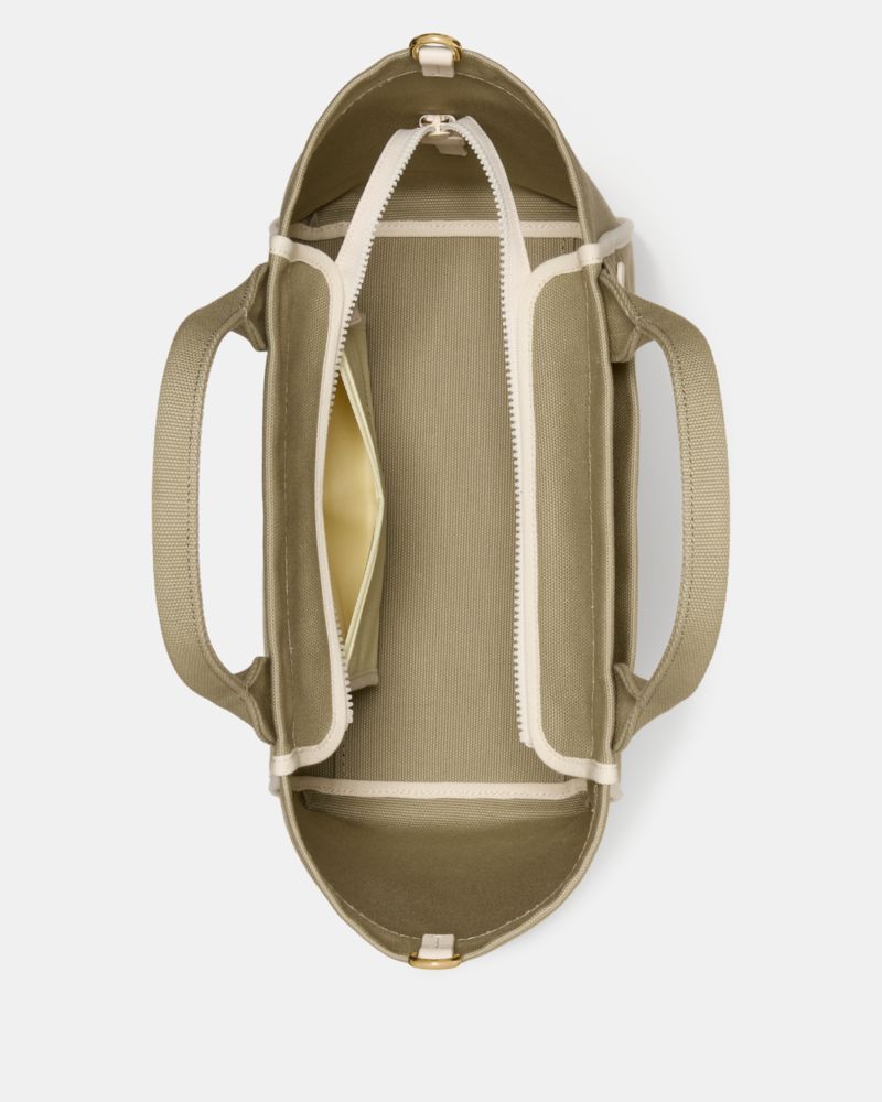KateSpade Dash Canvas Tote Bag Dried Bay Leaf