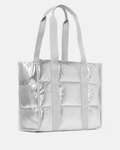 KateSpade Kip Puffy Large Tote Silver