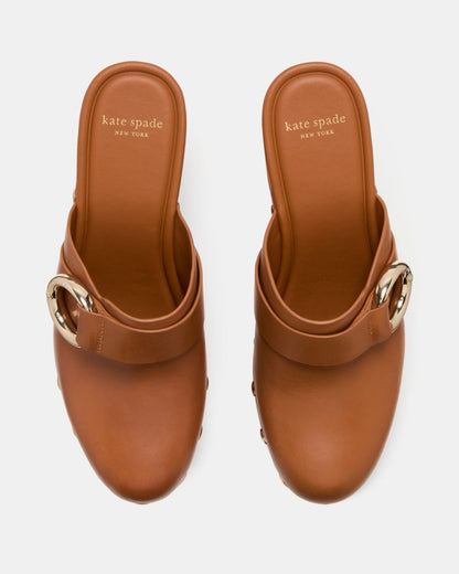 Katespade Halo Platform Clog Mule Saddle