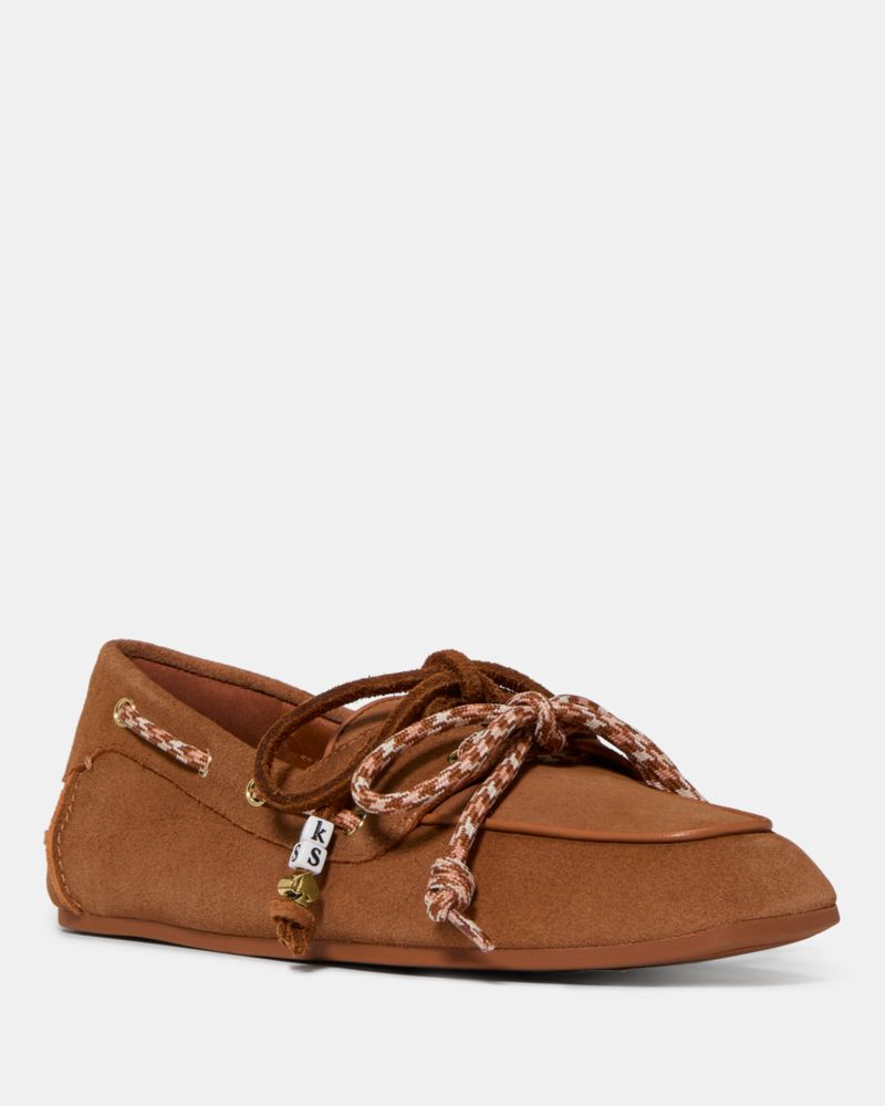 Katespade Know The Ropes Boat Shoe Saddle