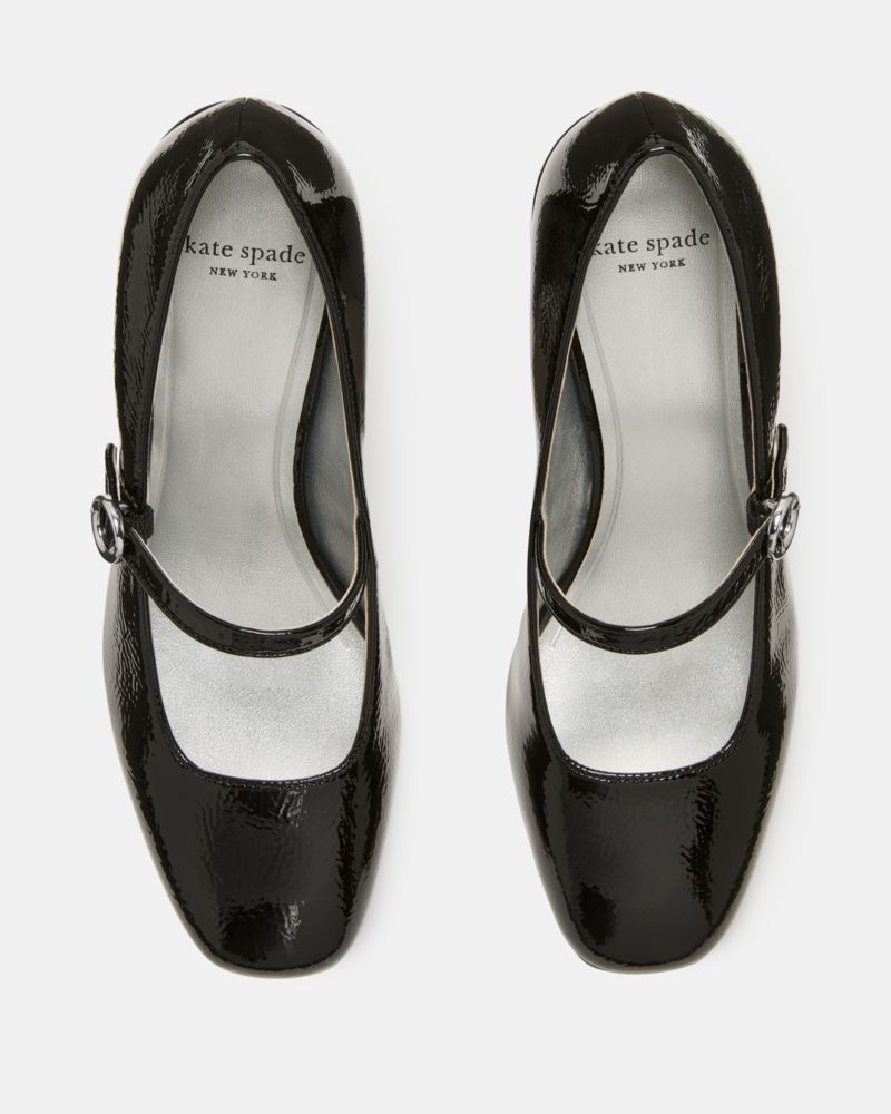 Katespade Halo Mary Jane High Heel Pump Black