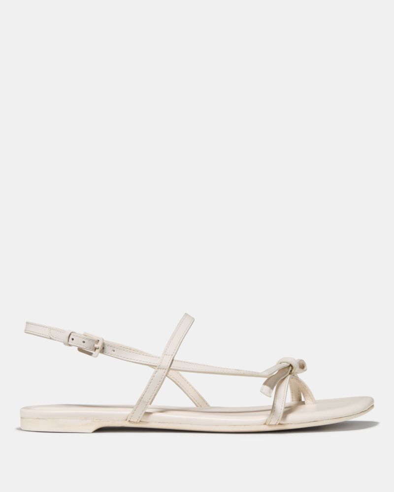 Katespade Loop Flat Sandal Cream