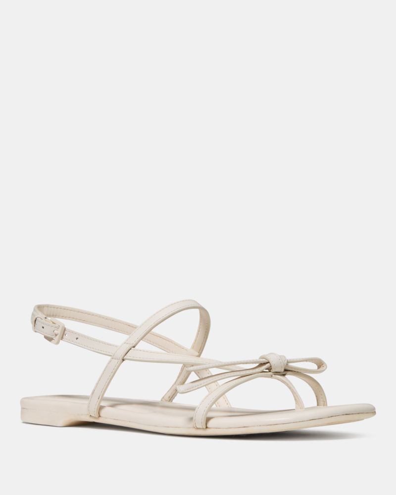 Katespade Loop Flat Sandal Cream