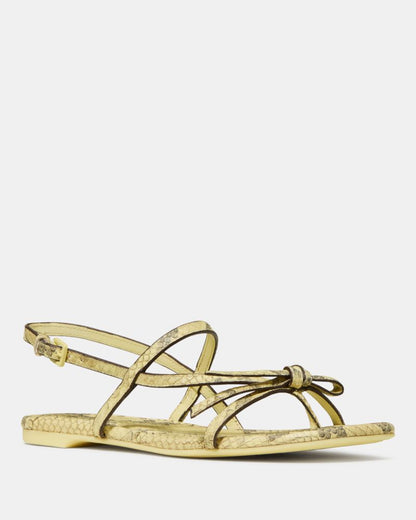 Katespade Loop Flat Sandal Pale Citron