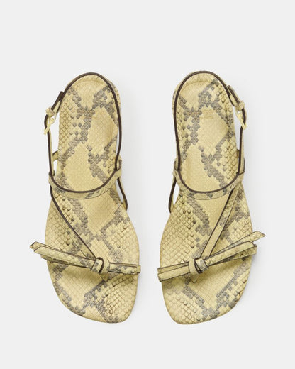 Katespade Loop Flat Sandal Pale Citron