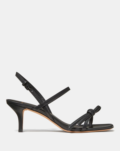 Katespade Loop Kitten Heel Sandals Black