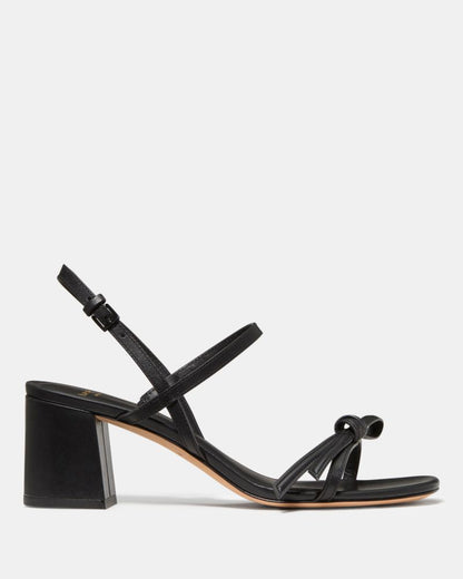 Katespade Loop Block Heel Sandal Black