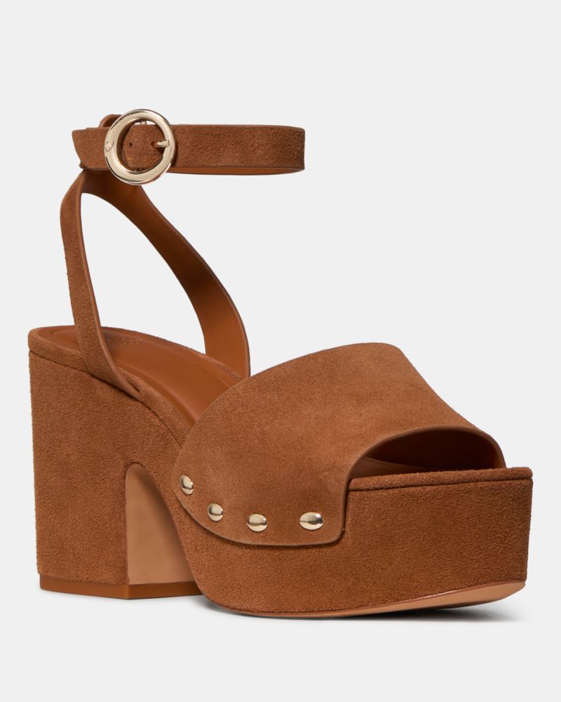 Katespade Halo Platform Sandals Saddle