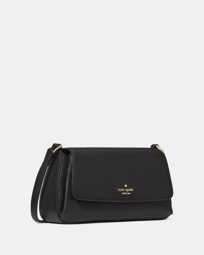 KateSpade Sutton Mini Flap Crossbody Black
