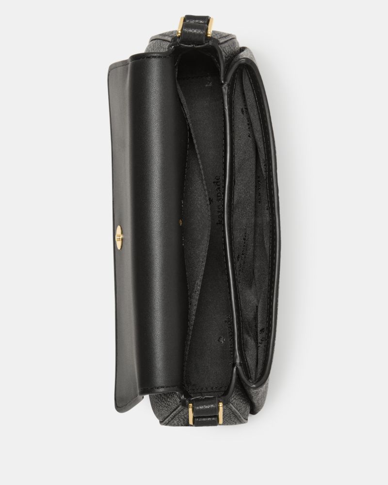 KateSpade Sutton Mini Flap Crossbody Black