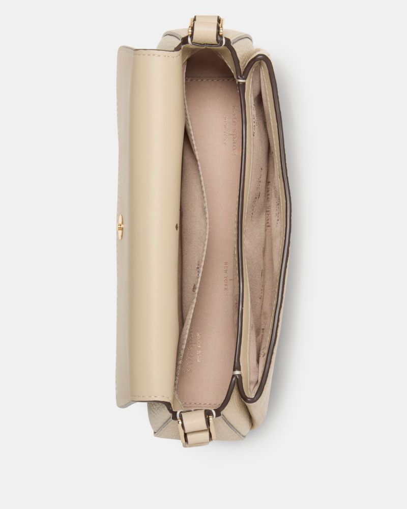 KateSpade Sutton Mini Flap Crossbody Light Sand