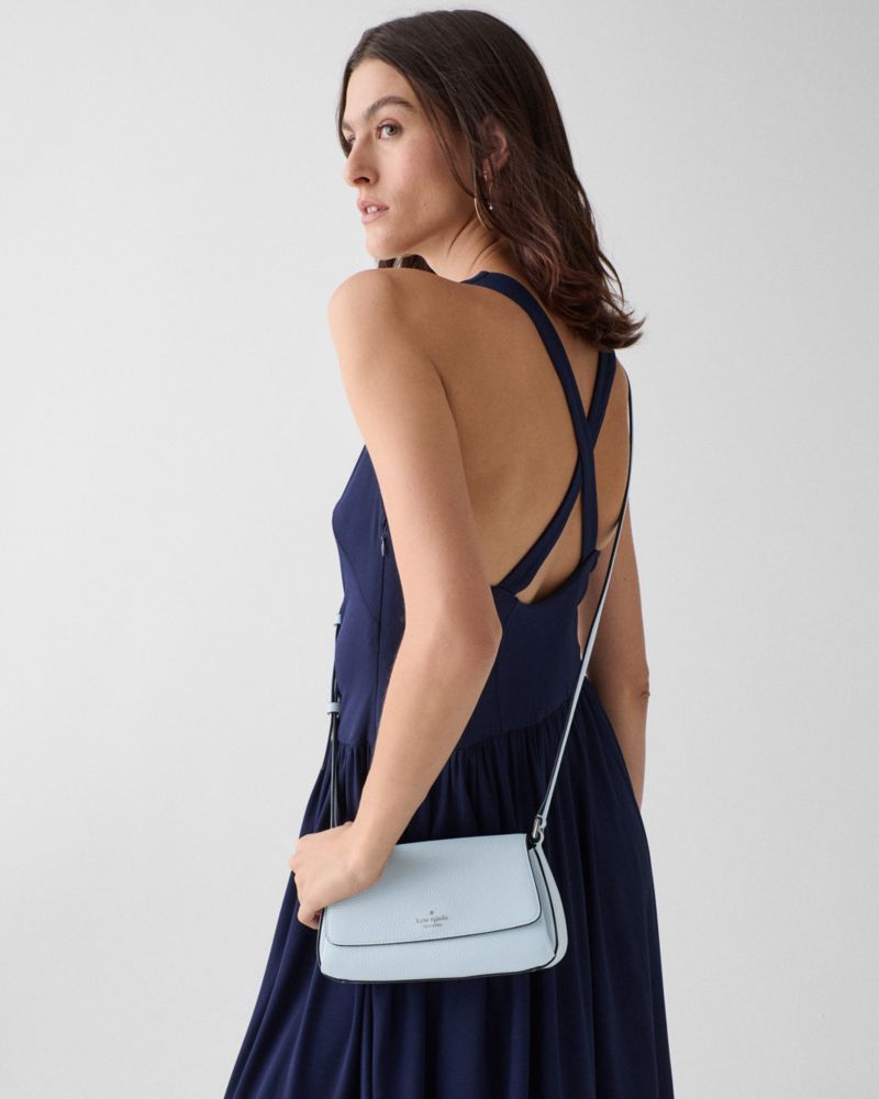 KateSpade Sutton Mini Flap Crossbody Pale Sapphirine