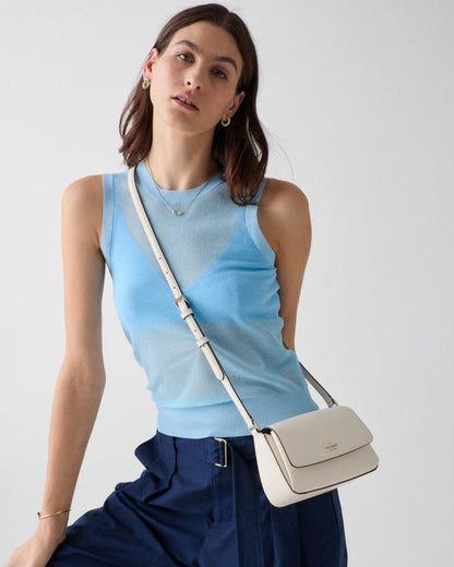 KateSpade Sutton Mini Crossbody Bag Cashew Milk