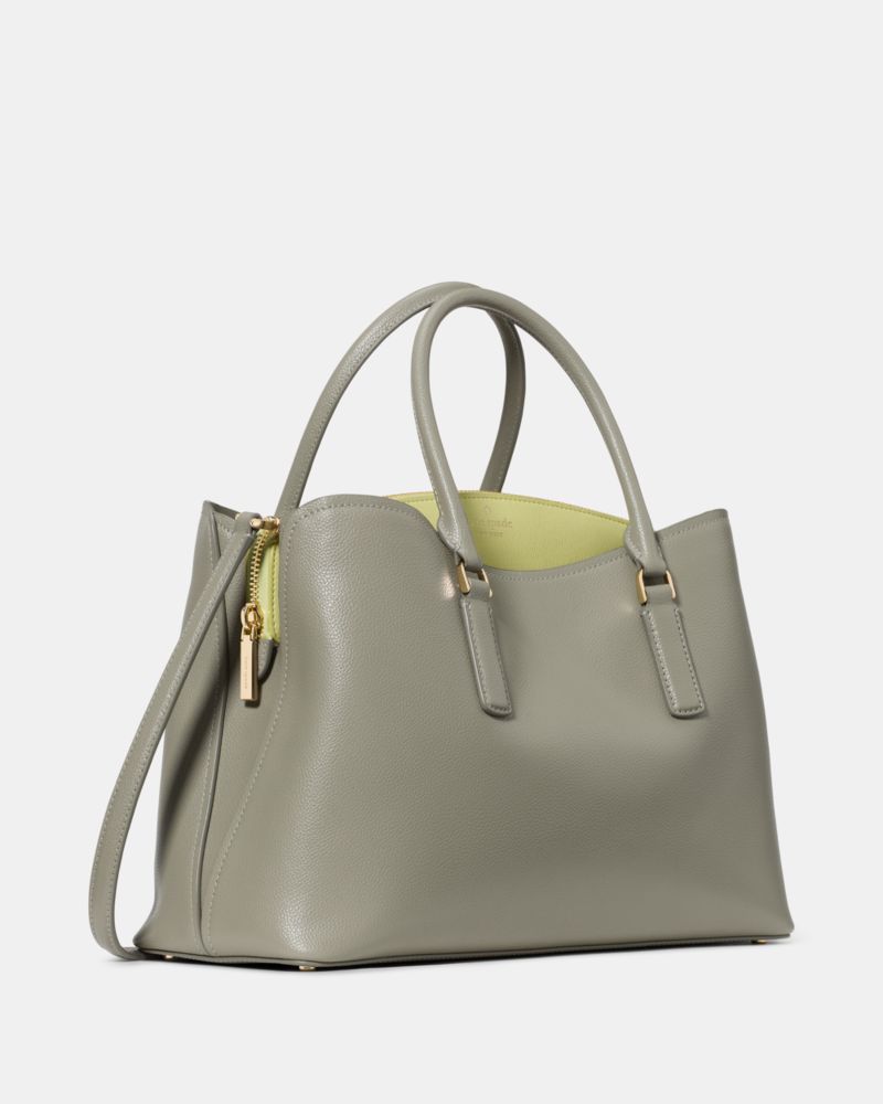KateSpade Thompson Street Satchel Bag Dusky Pine Multi